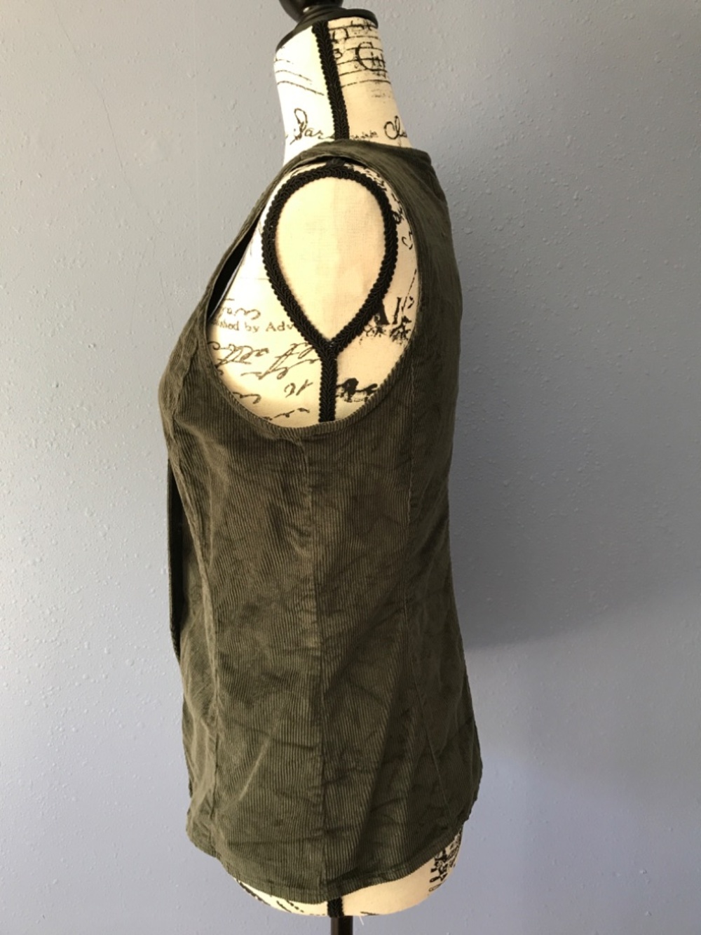 Green Corduroy Madewell Vest Size 2 - Picture 2 of 9